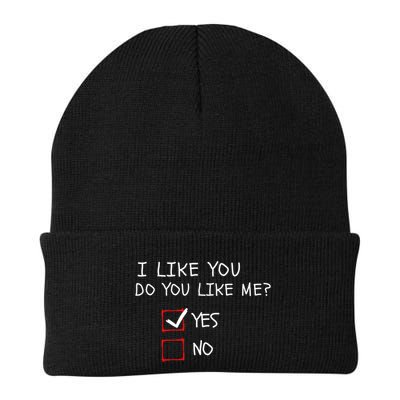 I Like You Do You Like Me Yes Or No Cute Conversation Starter Romantic Humor Beanie