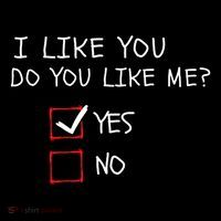 I Like You Do You Like Me Yes Or No Cute Conversation Starter Romantic Humor 16 in Basic Backpack