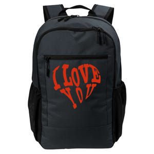 I Love YOU Heart Lovely Nerd Funny Fun4m3 ILove4m3 Premium Daily Commute Backpack