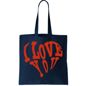 I Love YOU Heart Lovely Nerd Funny Fun4m3 ILove4m3 Premium Tote Bag