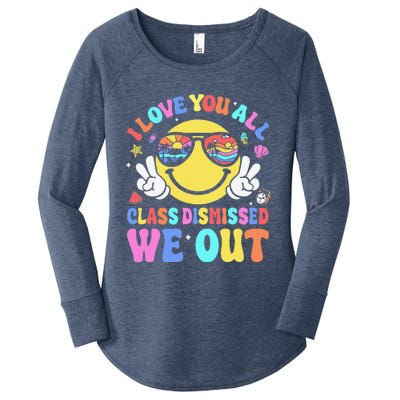 I Love You All Class Dismissed Teachers Last Day Of School Women's Perfect Tri Tunic Long Sleeve Shirt