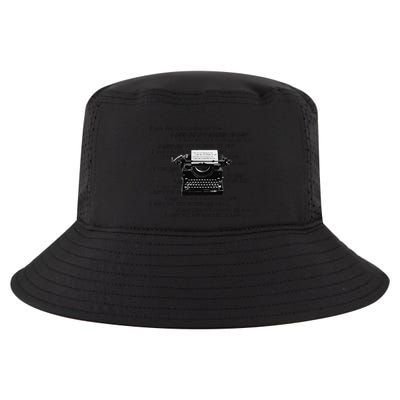 I Love You ItS Ruining My Life Typewriter Quotes Cool Comfort Performance Bucket Hat