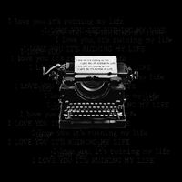 I Love You ItS Ruining My Life Typewriter Quotes Baby Bodysuit