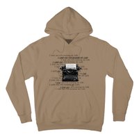 I Love You ItS Ruining My Life Typewriter Quotes Hoodie