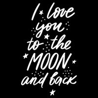 I Love You To The Moon And Back Cute Romantic Cooling Performance Crew T-Shirt