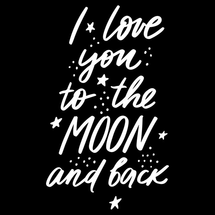 I Love You To The Moon And Back Cute Romantic Cooling Performance Crew T-Shirt