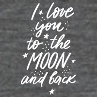 I Love You To The Moon And Back Cute Romantic 7 Panel Mesh Trucker Snapback Hat