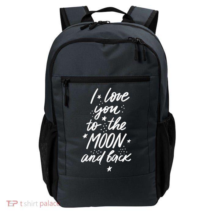 I Love You To The Moon And Back Cute Romantic Backpack