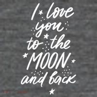 I Love You To The Moon And Back Cute Romantic Backpack