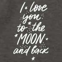 I Love You To The Moon And Back Cute Romantic Vector Backpack