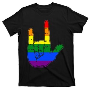 I Love You Sign Language Pride I Love You T-Shirt