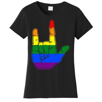 I Love You Sign Language Pride I Love You Women's T-Shirt