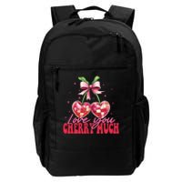 I Love You Cherry Much Funny Cherry Valentine Daily Commute Backpack