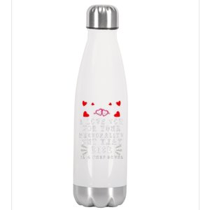 I Love You For Your Personality But That Dick Is A Huge Bonus Stainless Steel Insulated Water Bottle