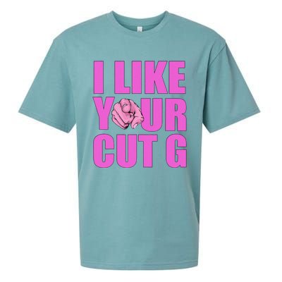 I Like Your Cut G Funny Vintage Sueded Cloud Jersey T-Shirt