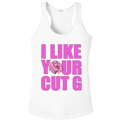 I Like Your Cut G Funny Vintage Ladies PosiCharge Competitor Racerback Tank