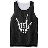 I Love You Sign Language Skeleton Hand ASL Halloween Costume Mesh Reversible Basketball Jersey Tank