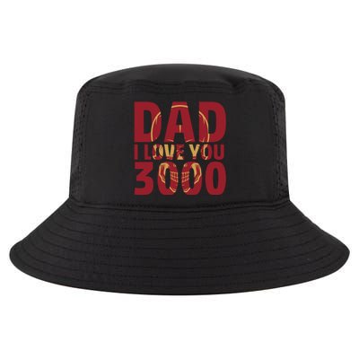 I Love You Dad 3000 Time Vintage Retro Hero G Fathers Day Gift Cool Comfort Performance Bucket Hat