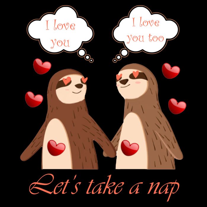 I Love You Let's Take A Nap Drawstring Bag
