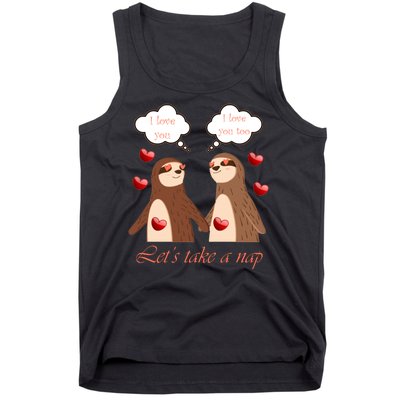 I Love You Let's Take A Nap Tank Top