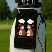 I Love You Let's Take A Nap Golf Towel