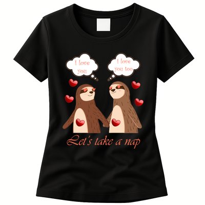 I Love You Let's Take A Nap Womens T-Shirt