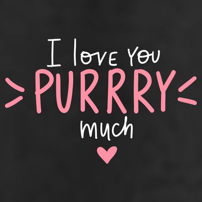 I Love You Purry Much Cute Gift Beanie