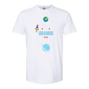 I Love You To The Uranus And Back Funny Science Space Planet Premium Softstyle CVC T-Shirt