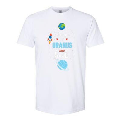 I Love You To The Uranus And Back Funny Science Space Planet Premium Softstyle® CVC T-Shirt