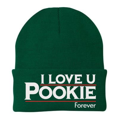 I Love You Pookie Forever Knit Cap Winter Beanie