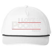 I Love You Pookie Forever Snapback Five-Panel Rope Hat