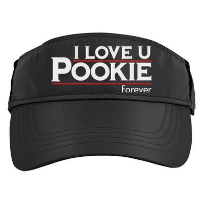 I Love You Pookie Forever Adult Drive Performance Visor