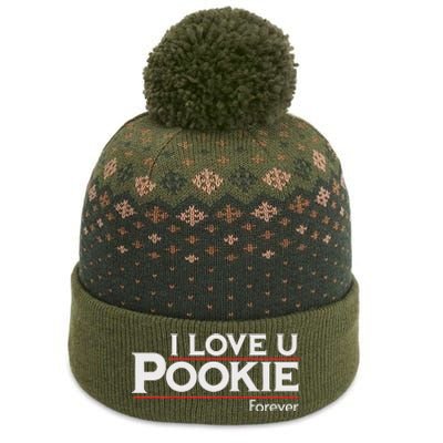 I Love You Pookie Forever The Baniff Cuffed Pom Beanie