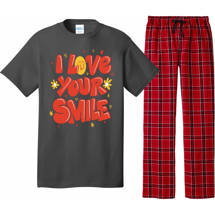 I Love Your Smile Happy Cute Gift Pajama Set