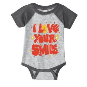 I Love Your Smile Happy Cute Gift Infant Baby Jersey Bodysuit