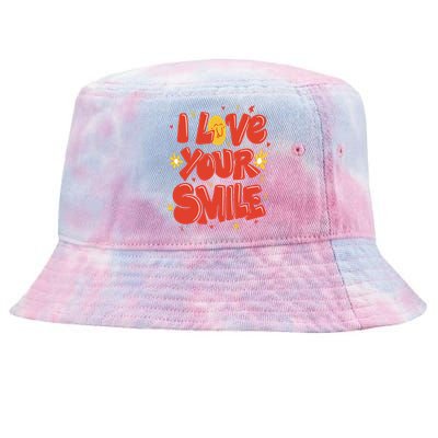 I Love Your Smile Happy Cute Gift Tie-Dyed Bucket Hat