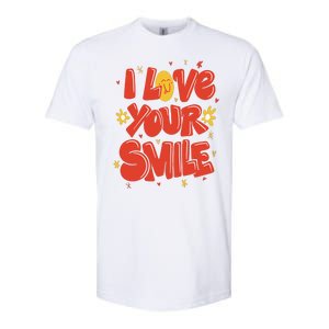 I Love Your Smile Happy Cute Gift Softstyle CVC T-Shirt