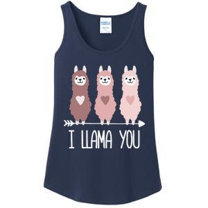 I Llama You Funny Valentine's Day Llama Lover Gift Ladies Essential Tank