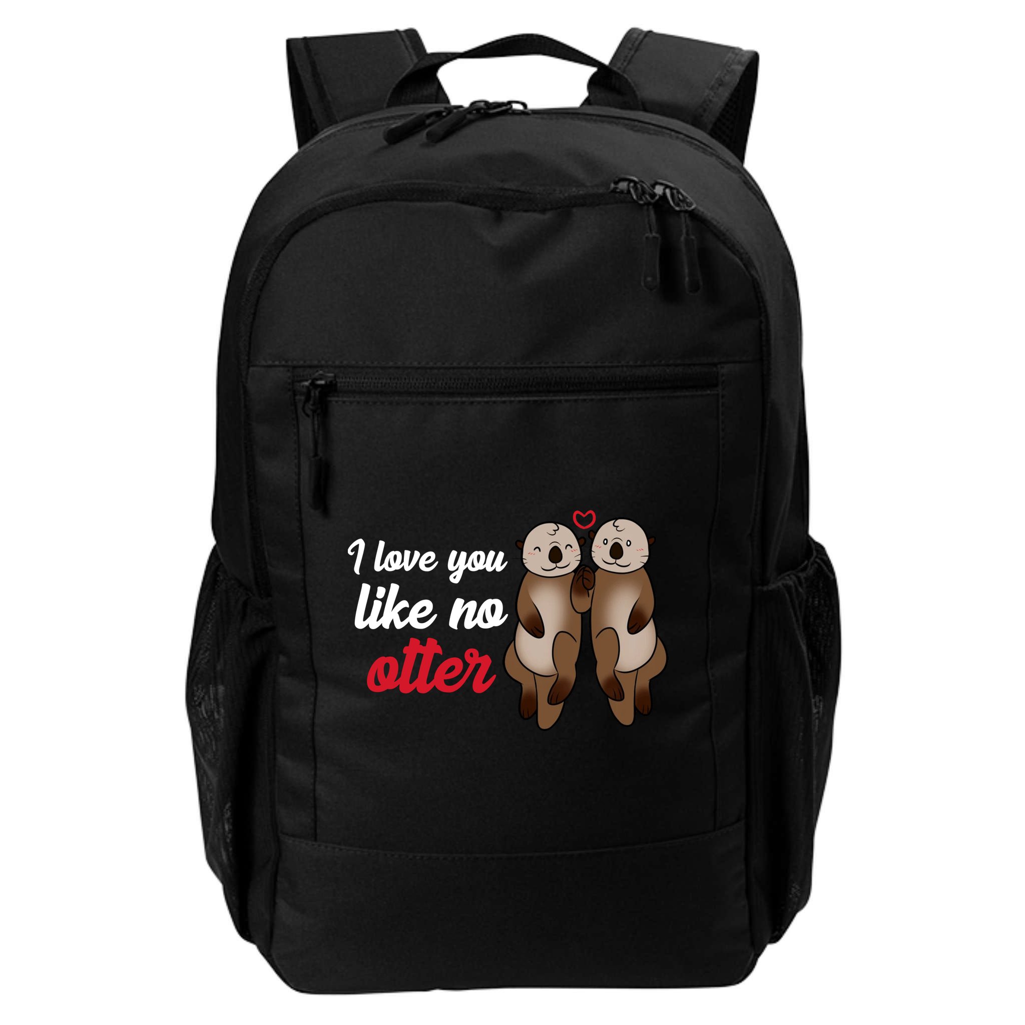 I Love You Like No Otter Cute Gift Backpack