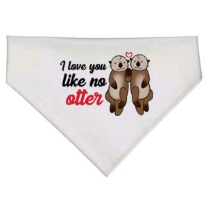 I Love You Like No Otter Cute Gift USA-Made Doggie Bandana