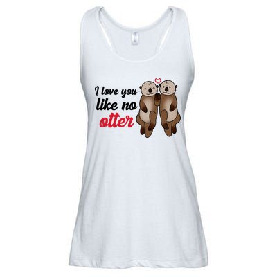 I Love You Like No Otter Cute Gift Ladies Essential Flowy Tank