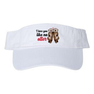 I Love You Like No Otter Cute Gift Valucap Bio-Washed Visor