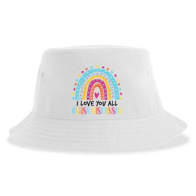 I Love You All Class Dismissed Sustainable Bucket Hat