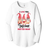 I Love You Gnome Matter What Gift For Vaalentine Day Women's Perfect Tri Tunic Long Sleeve Shirt