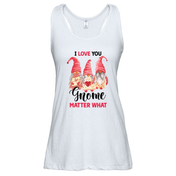 I Love You Gnome Matter What Gift For Vaalentine Day Ladies Essential Flowy Tank