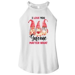 I Love You Gnome Matter What Gift For Vaalentine Day Women's Perfect Tri Rocker Tank