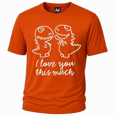 I Love You This Much Romantic Cooling Performance Crew T-Shirt