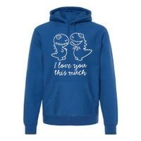 I Love You This Much Romantic Premium Hoodie