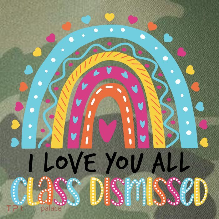 I Love You All Class Dismissed Legacy Tie Dye Trucker Hat