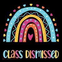 I Love You All Class Dismissed Drawstring Bag